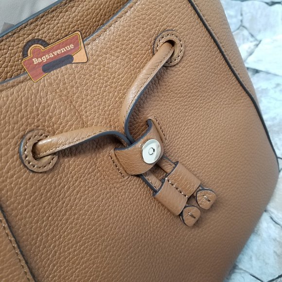 Leila Medium Flap Leather Backpack Warm Gingerbread Bag Purse NWT Kate Spade main image 6